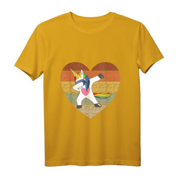 Dabbing Unicorn Sonnenbrille Regenbogen Glitzer T-Shirt – Buntes Einhorn Design für Mädchen, Jungen & Erwachsene, Perfekt als Geschenk zum Geburtstag & Weihnachten