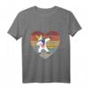 Dabbing Unicorn Sonnenbrille Regenbogen Glitzer T-Shirt – Buntes Einhorn Design für Mädchen, Jungen & Erwachsene, Perfekt als Geschenk zum Geburtstag & Weihnachten