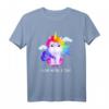 I Love Metal BITCH EINHORN T-Shirt - Lustiges Heavy Metal Festival Shirt für Metal Fans & Freunde mit bösem Einhorn Design