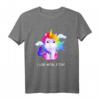 I Love Metal BITCH EINHORN T-Shirt - Lustiges Heavy Metal Festival Shirt für Metal Fans & Freunde mit bösem Einhorn Design