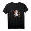 Tennis Einhorn Mädchen T-Shirt – Niedliches Sportoutfit für junge Tennisspielerinnen, perfekt als Geschenk für Mädchen, die Einhörner und Tennis lieben