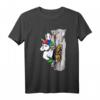Einhorn beim Klettern T-Shirt – Originelles Sport- und Hobby-Shirt als Geschenkidee für Kletterer und Einhorn-Fans