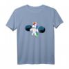 Einhorn Gewichtheben Gym Fitnessstudio T-Shirt – Motivationsshirt für Kraftsportler, Bodybuilder & Workout Fans, perfektes Geschenk für Muskelaufbau