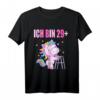 Ich bin 29+ Lustiges 30. Geburtstag T-Shirt mit Einhorn – Originelles Geschenk für 30-Jährige Männer & Frauen