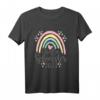 Kinder Große Schwester 2023 Boho Regenbogen Design für Mädchen T-Shirt – Perfekt als Ankündigungsgeschenk zur bevorstehenden Geburt
