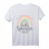 Kinder Große Schwester 2023 Boho Regenbogen Design für Mädchen T-Shirt – Perfekt als Ankündigungsgeschenk zur bevorstehenden Geburt