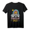 Kinder Ich werde eine Große Schwester 2022 Baby Ankündigungs T-Shirt - Süßes Design zur Schwangerschaftsverkündung für Mädchen