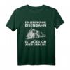 Eisenbahn Zug T-Shirt mit Spruch - Lustiges Geschenk für Lokführer, Eisenbahnfans und Zugsammler zu Weihnachten, Geburtstag und Jubiläum