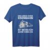Eisenbahn Zug T-Shirt mit Spruch - Lustiges Geschenk für Lokführer, Eisenbahnfans und Zugsammler zu Weihnachten, Geburtstag und Jubiläum