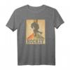 Vintage Eishockey T-Shirt für Fans und Spieler mit Maskenmotiv - Lustiges Hockey Shirt für Turniere, Geschenke & Fans
