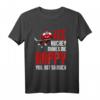 Hockey Team Winter - Puck Schläger Eishockeyspieler T-Shirt für Fans und Spieler, perfekte Wintersport Geschenkidee