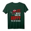 Hockey Team Winter - Puck Schläger Eishockeyspieler T-Shirt für Fans und Spieler, perfekte Wintersport Geschenkidee