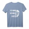 Hockey Goalie T-Shirt mit Spruch 'My home is between the pipes' – Perfekt für Eishockey- und Feldhockeytorhüter zum Training, Spiel und Freizeit