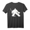 Eishockey Goalie T-Shirt mit Silhouette – Klassisches Design für Fans und Spieler, hochwertig verarbeitet