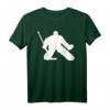 Eishockey Goalie T-Shirt mit Silhouette – Klassisches Design für Fans und Spieler, hochwertig verarbeitet
