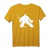 Eishockey Goalie T-Shirt mit Silhouette – Klassisches Design für Fans und Spieler, hochwertig verarbeitet