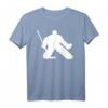 Eishockey Goalie T-Shirt mit Silhouette – Klassisches Design für Fans und Spieler, hochwertig verarbeitet