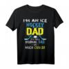 Eishockey Geschenk für Papa - Ice Hockey Dad T-Shirt mit lustigem Text, perfekt für Father's Day & Geburtstage für Hockey-Fans