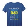 Eishockey Geschenk für Papa - Ice Hockey Dad T-Shirt mit lustigem Text, perfekt für Father's Day & Geburtstage für Hockey-Fans
