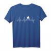 Eishockey Herzschlag T-Shirt – Lustiges Sport Fun Shirt für Kinder, Männer & Frauen als Geschenk zu Weihnachten, Ostern & Geburtstag