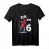 Ich bin 6 Jahre Eishockey T-Shirt – Tolles Geburtstagsgeschenk für Kinder zum 6. Geburtstag