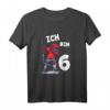 Ich bin 6 Jahre Eishockey T-Shirt – Tolles Geburtstagsgeschenk für Kinder zum 6. Geburtstag