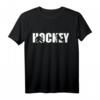 Eishockey Spieler T-Shirt – Klassisches Design mit Puck und Schlittschuh für Fans und Spieler