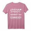 Ruhiges und Charmantes Eishockey Damen T-Shirt - Lustiges Fan Design als Geschenk für Weihnachten, Ostern, Geburtstag und Freunde