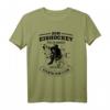 Zum Eishockey Geboren Zur Schule Gezwungen Eishockeyspieler T-Shirt - Lustiges Geschenk für Fans, Spieler & Geburtstage