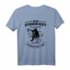 Zum Eishockey Geboren Zur Schule Gezwungen Eishockeyspieler T-Shirt - Lustiges Geschenk für Fans, Spieler & Geburtstage