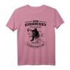 Zum Eishockey Geboren Zur Schule Gezwungen Eishockeyspieler T-Shirt - Lustiges Geschenk für Fans, Spieler & Geburtstage