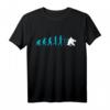 Eishockey Torwart I Goalie T-Shirt - Lustiges Evolution Geschenk für Eishockey Fans, Spieler & Trainer