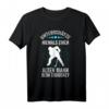 Herren Eishockey T-Shirt mit lustigem Spruch - Perfektes Geschenk für Eishockeyspieler, Fans und Trainer