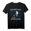Eishockey - Fieber: Der Arzt sagt es ist unheilbar! Lustiges Eishockey T-Shirt für Fans und Spieler – Coole Geschenkidee