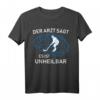 Eishockey - Fieber: Der Arzt sagt es ist unheilbar! Lustiges Eishockey T-Shirt für Fans und Spieler – Coole Geschenkidee