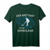 Eishockey - Fieber: Der Arzt sagt es ist unheilbar! Lustiges Eishockey T-Shirt für Fans und Spieler – Coole Geschenkidee