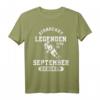 Eishockey Legenden sind im September geboren T-Shirt – Perfektes Retro Geburtstagsgeschenk für Fans, Spieler & Trainer