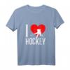 Ich liebe Eishockey & Inlinehockey Spieler T-Shirt – Lustiges Hockey Geschenk für Fans, Spieler & Familien zum Geburtstag, Weihnachten & Vatertag