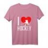 Ich liebe Eishockey & Inlinehockey Spieler T-Shirt – Lustiges Hockey Geschenk für Fans, Spieler & Familien zum Geburtstag, Weihnachten & Vatertag