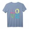 Damen Schlittschuh Eiskunstlauf Eislaufen LOVE Geschenk T-Shirt – Klassisch geschnitten, perfekt für Eiskunstlauf-Fans