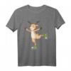 Reh beim Eislaufen HapMonkey Wintersport T-Shirt - Lustiges Tiermotiv für Damen, Herren & Kinder
