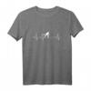 Herzschlag Stockschütze T-Shirt für Eisstockschießen - Lustiges Winteroutfit & Geschenkidee für Männer und Frauen
