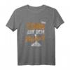 Eisstock Herzschlag Stocksport T-Shirt – Lustiges Motiv für Eisstockschützen, Kegler & Hartbahn-Fans, ideales Geschenk für Stocksport Begeisterte