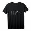 Eisstock Herzschlag Stocksport T-Shirt - Humorvolles Geschenk für Eisstockfan, Vereinsmitglied & Hobbyspieler zu Weihnachten & Geburtstag