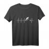 Eisstock Herzschlag Stocksport T-Shirt - Humorvolles Geschenk für Eisstockfan, Vereinsmitglied & Hobbyspieler zu Weihnachten & Geburtstag