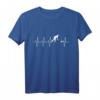 Eisstock Herzschlag Stocksport T-Shirt - Humorvolles Geschenk für Eisstockfan, Vereinsmitglied & Hobbyspieler zu Weihnachten & Geburtstag