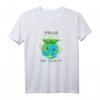 Erbsen auf Erden Frieden und Liebe lustiges Gärtner-T-Shirt – Perfekt für Umwelt-, Friedens- und Gärtnerfreunde zum Tag der Erde, Mutter- oder Vatertag