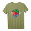 Eritrea T-Shirt mit Flagge - Stolz auf eritreische Wurzeln, Unabhängigkeit & patriotisches Design für Kinder, Jugendliche & Erwachsene