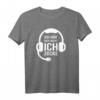 Ich Hör' Dich Nicht Ich Zocke Gamer Geschenk Idee - Lustiges Gaming T-Shirt für PC- und Konsolenspieler zum Geburtstag & Weihnachten