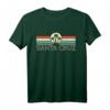 Santa Cruz CA Kalifornien - Retro Surfer T-Shirt im Vintage 70er/80er Stil für Sommer, Strand & Urlaub